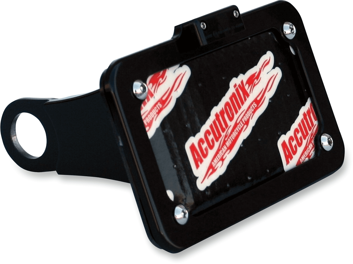Side Mount License Plate with LED Tag Light