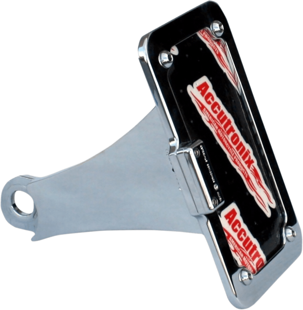 Side Mount License Plate with LED Tag Light