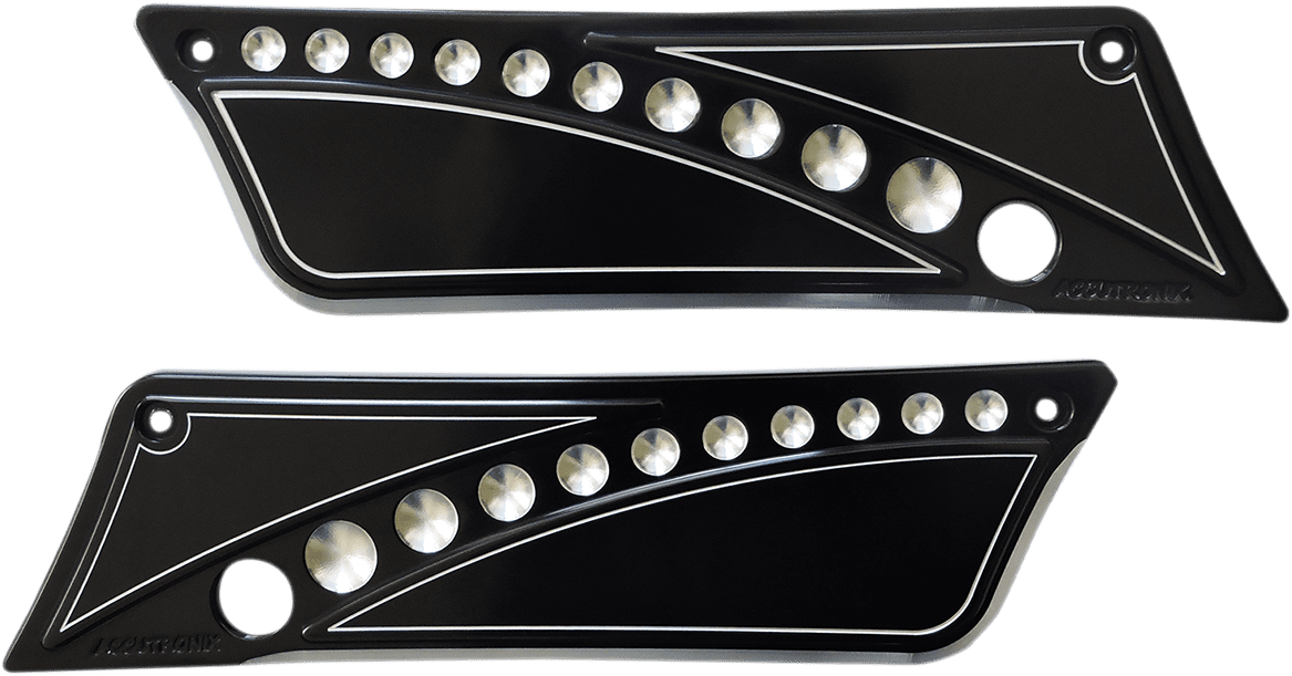 Drilled Saddlebag Latch Covers