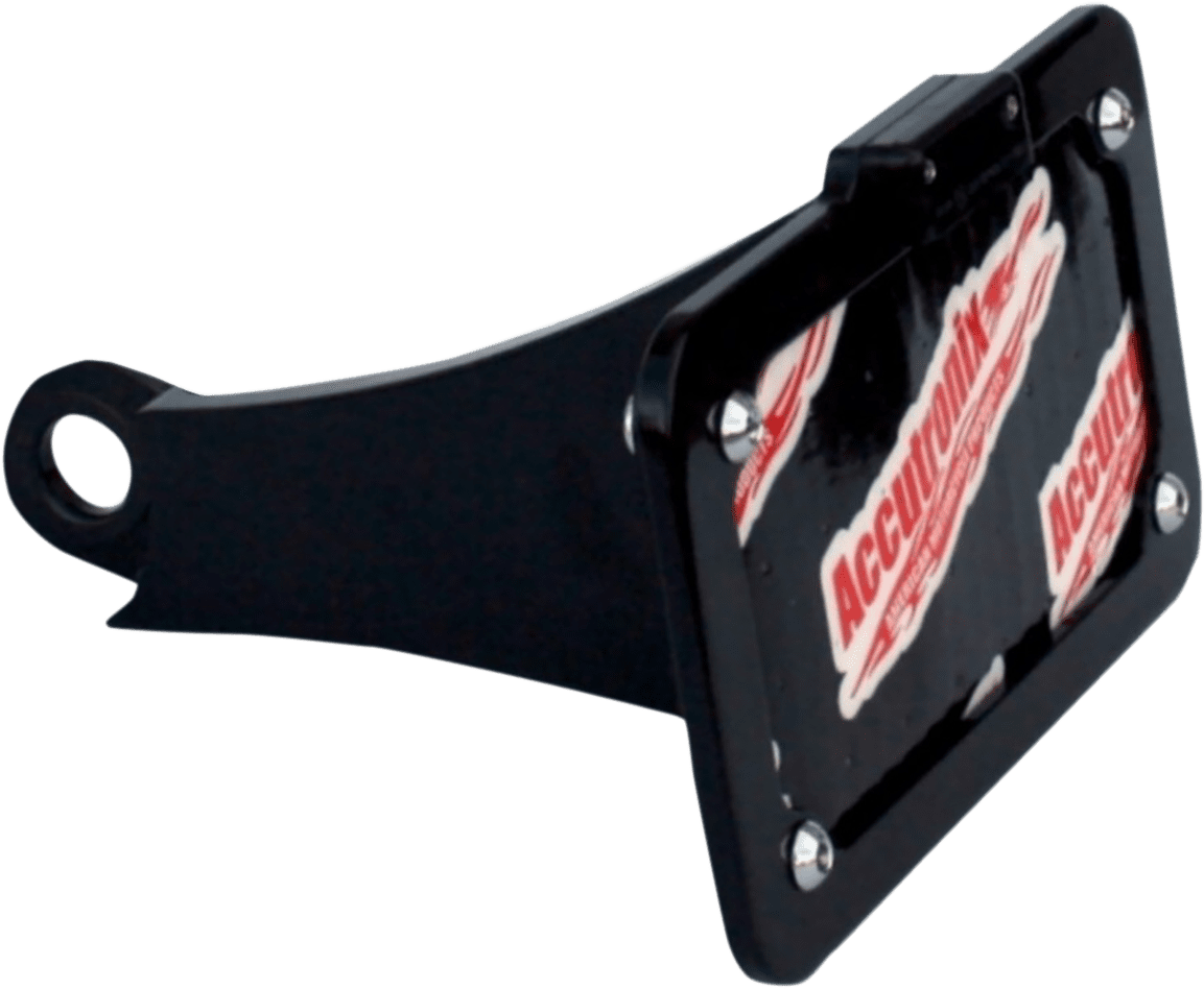 Side Mount License Plate with LED Tag Light