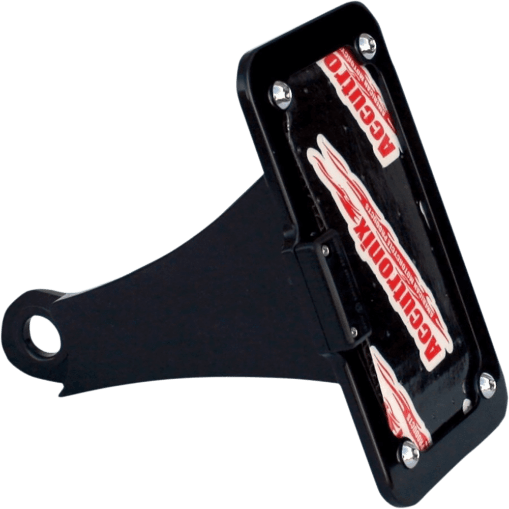 Side Mount License Plate with LED Tag Light