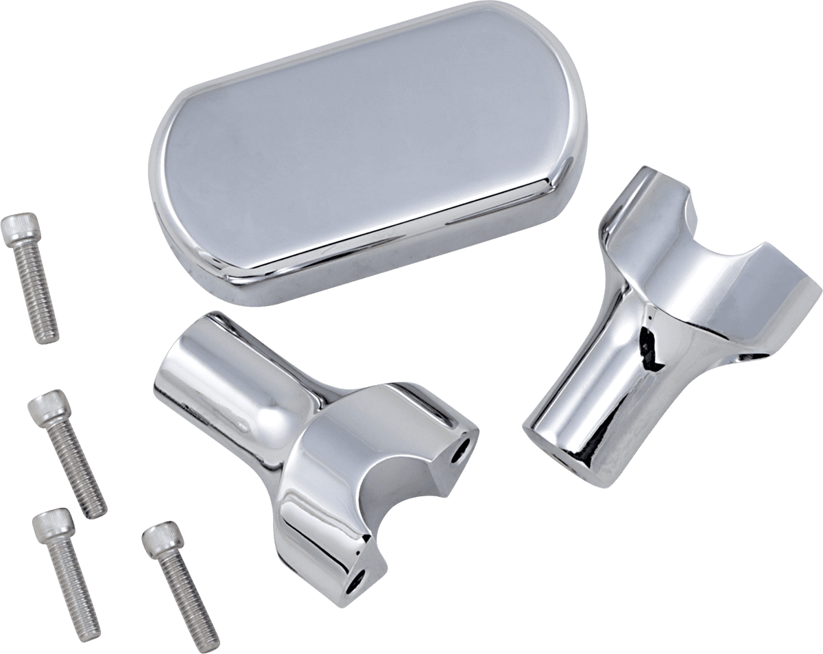 Solid Handlebar Riser & Top Clamp Kit