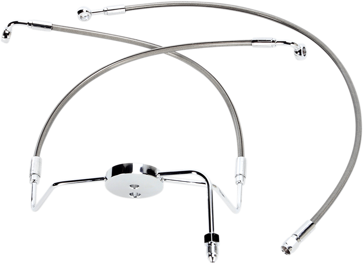 XR Stainless Extreme Response Front DOT Brakeline Kit