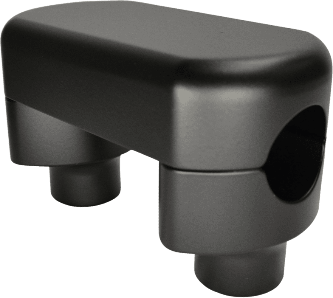 Hefty Handlebar Riser & Top Clamp Kit