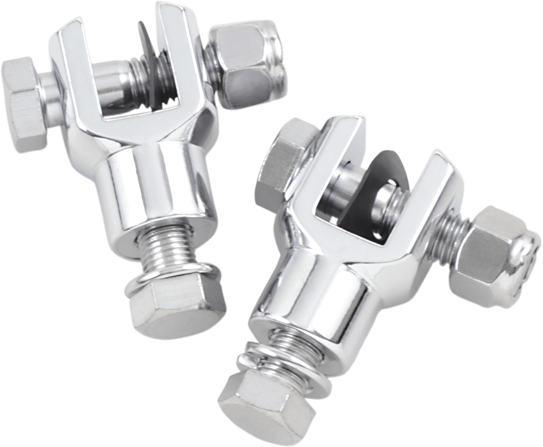 Replacement Chrome Footpeg Clevis Mounts