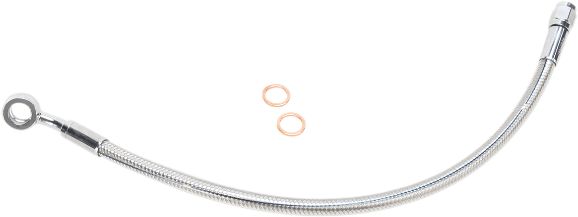 Alternate Length Designer Series Braided Non-ABS Front Upper Brake Line Kit