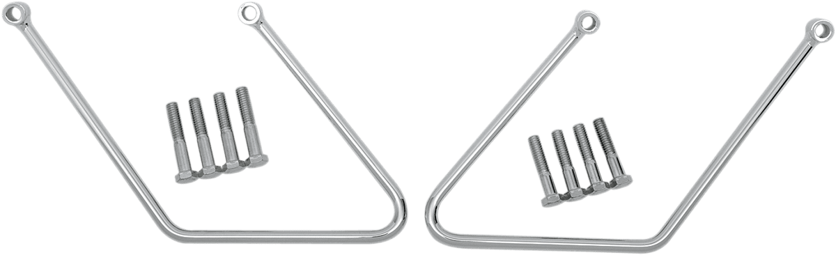 Chrome Saddlebag Support Brackets