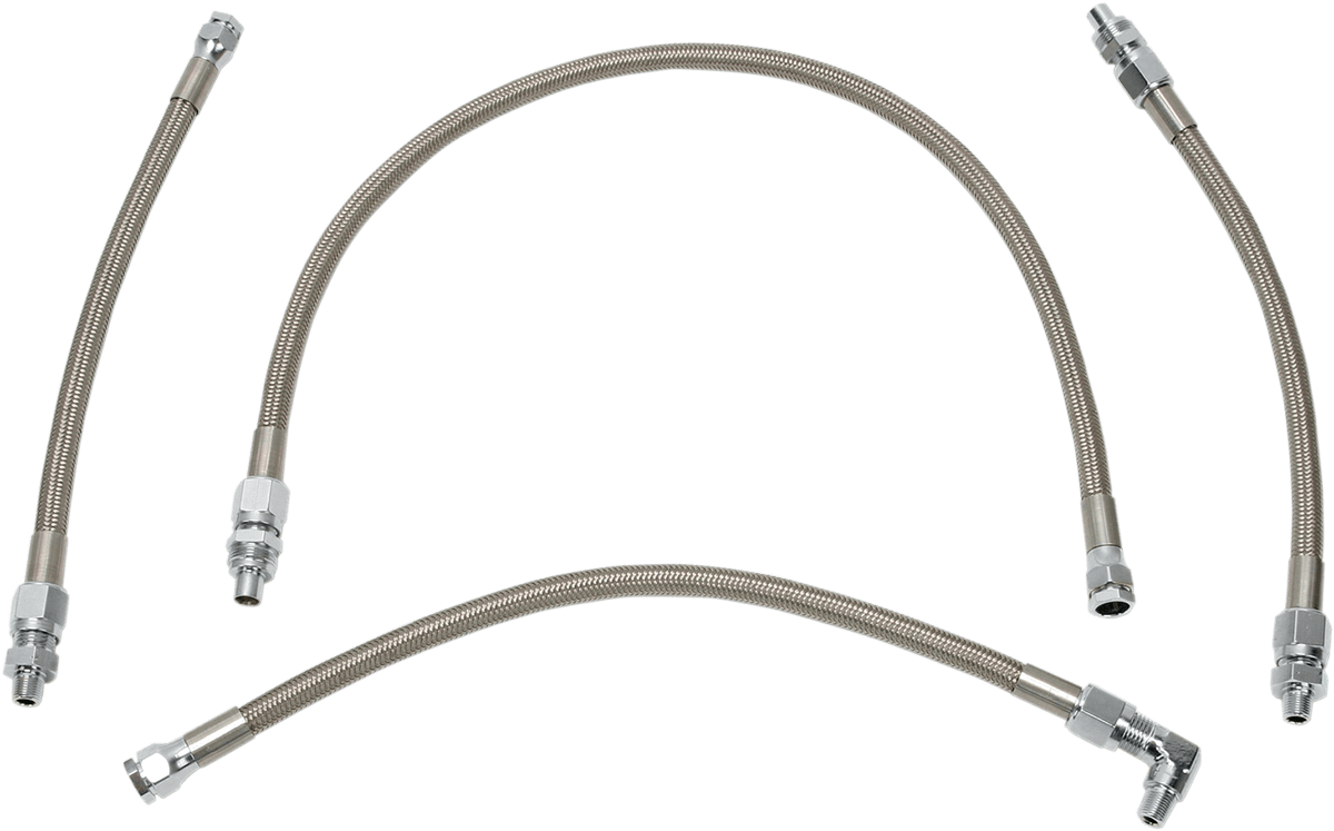 Stainless Steel Braided Oil Line Kit