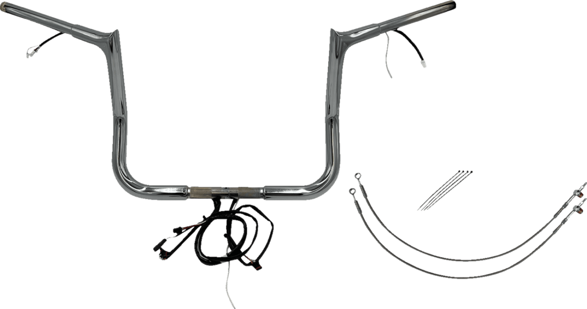 Plug & Play EZ Install 1-1/4" Pointed Top Handlebar Kit