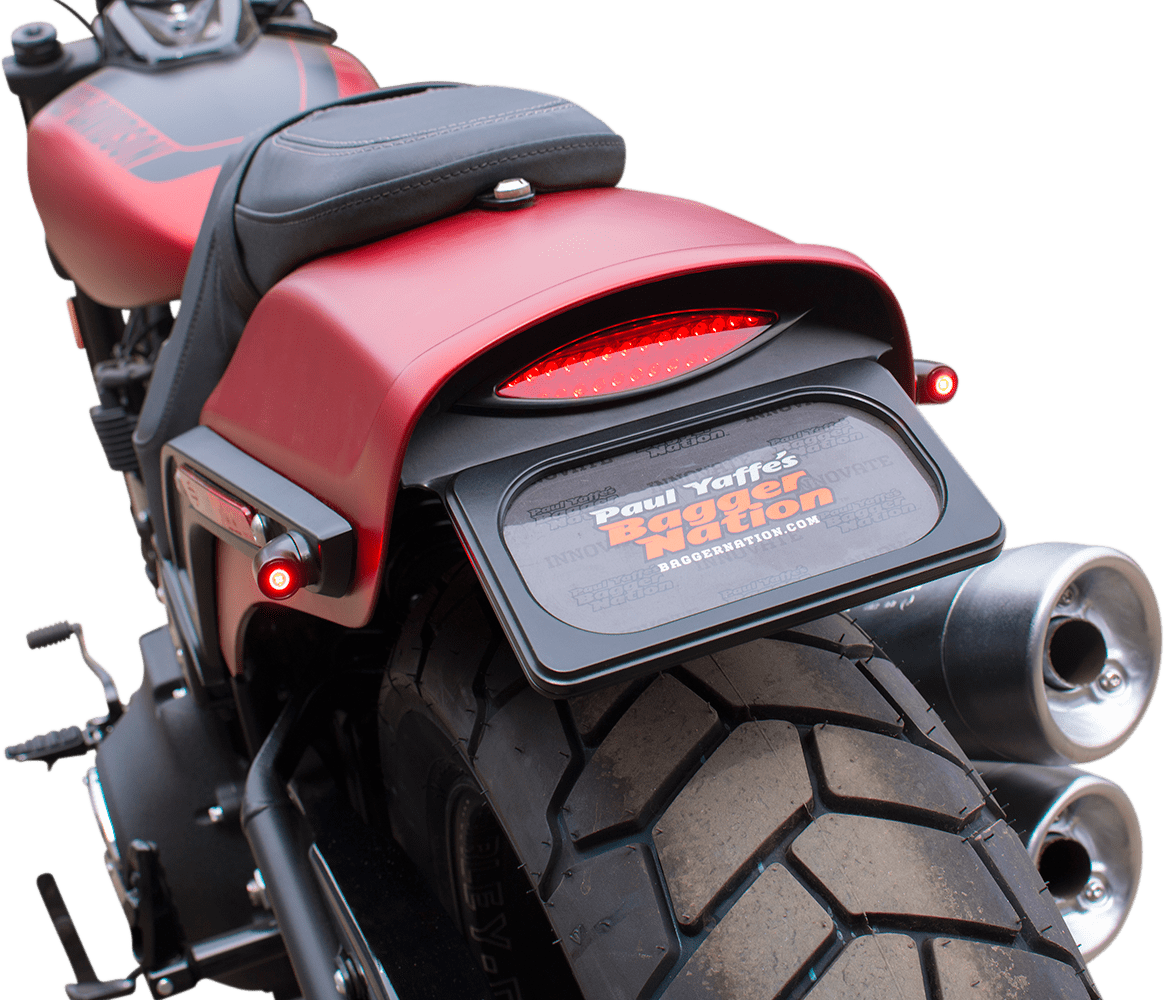 M8 Fat Bob Light & License Plate Kit