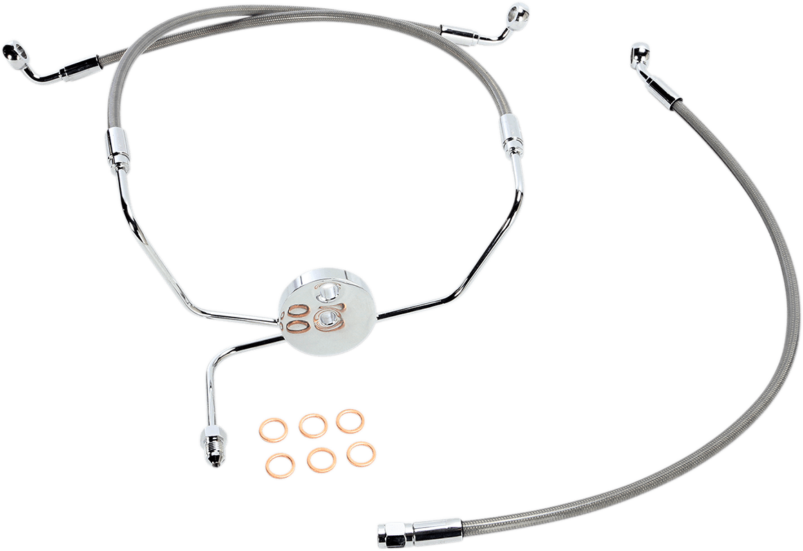 XR Stainless Extreme Response Front DOT Brakeline Kit