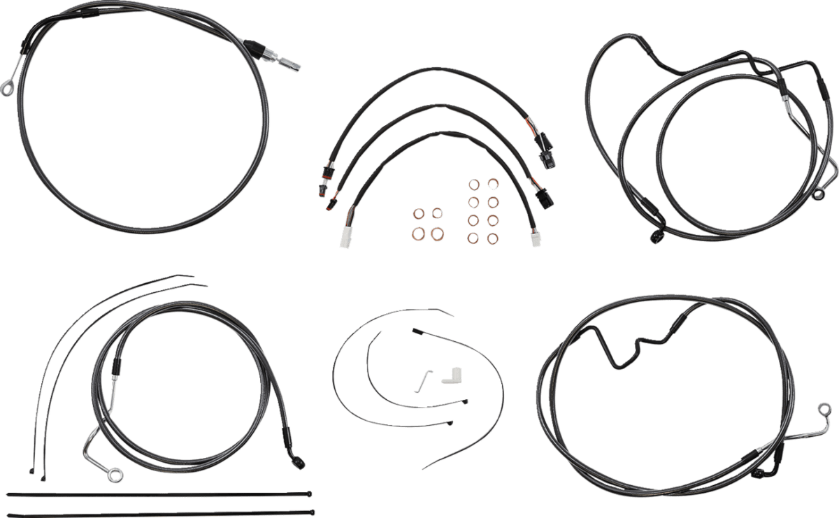 Black Pearl Designer Handlebar Installation Kit