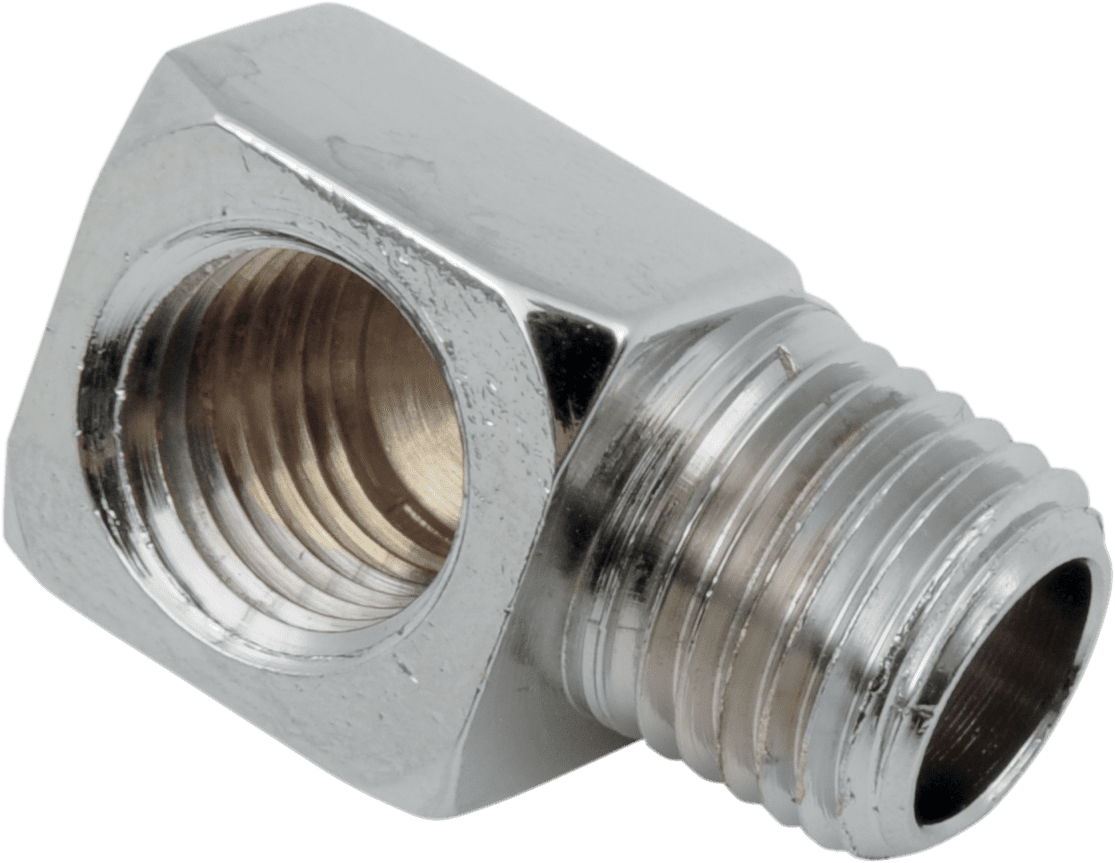 Chrome Motor Case Breather Fitting