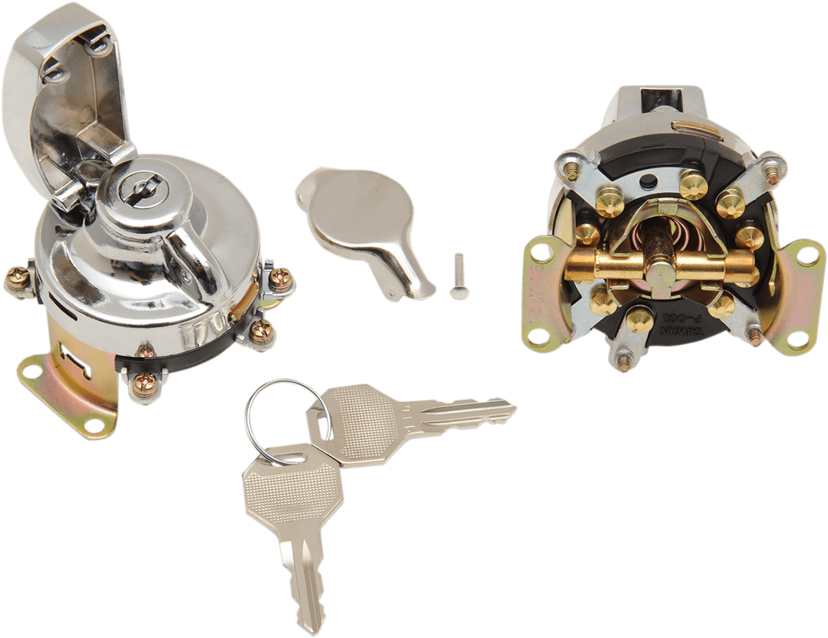 Ignition Switch for Fat Bob Dash, Knuckle/Flat