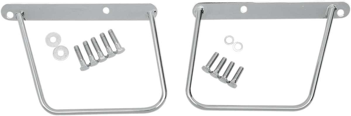 Chrome Saddlebag Support Brackets