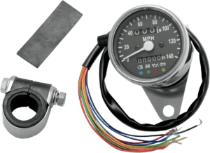 2.4" Mini Mechanical Speedometer with LED Indicators