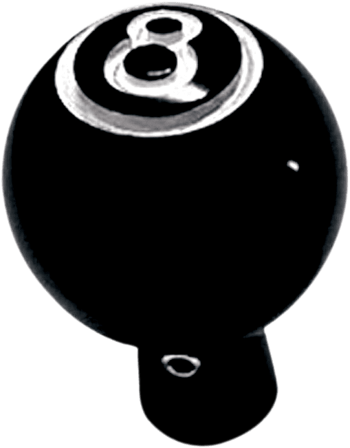 Billet Choke Cable Knob — Eight Ball
