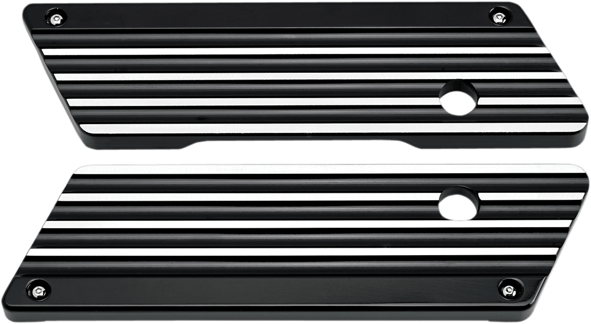 Finned Saddlebag Latch Covers