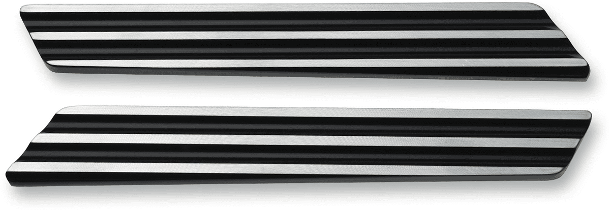 Saddlebag Latch Inserts — Finned