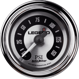 Fairing Mounted LED Backlit PSI Gauges