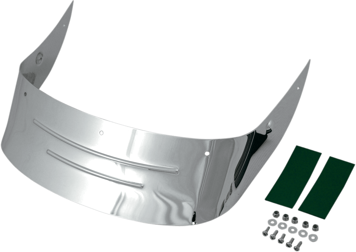 Rear Fender Skirt — Embossed Ribs