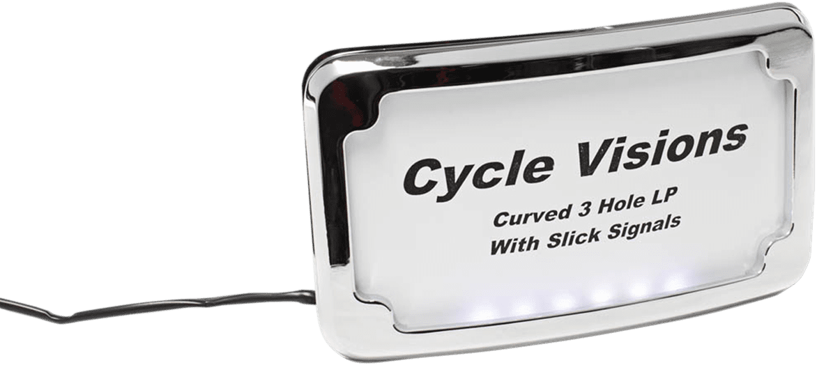 3-Hole Mounted LED Lighted License Plate Frame