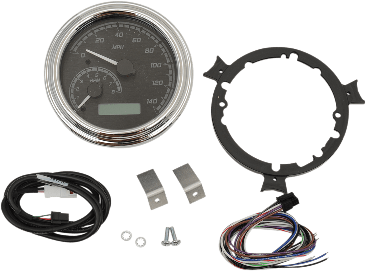 MVX Series Fatbob Analog/Digital Gauge System — 2004KGC Model