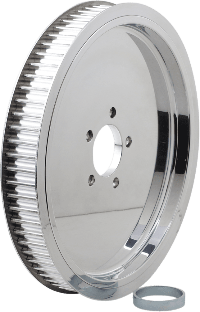 Polished 1-1/2" Rear Belt Pulley