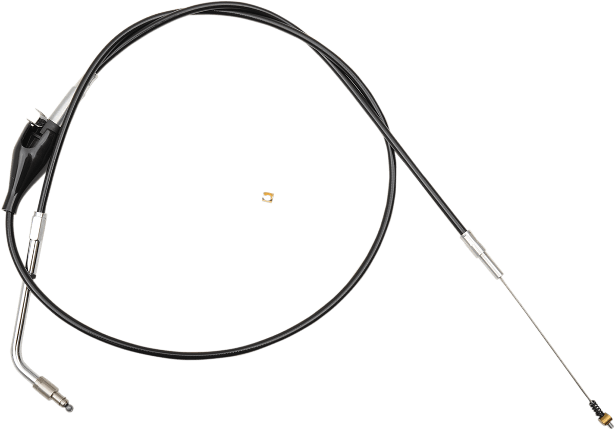 Black Vinyl Braided Handlebar Idle Cable