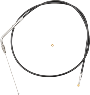 Black Vinyl Braided Handlebar Throttle Cable