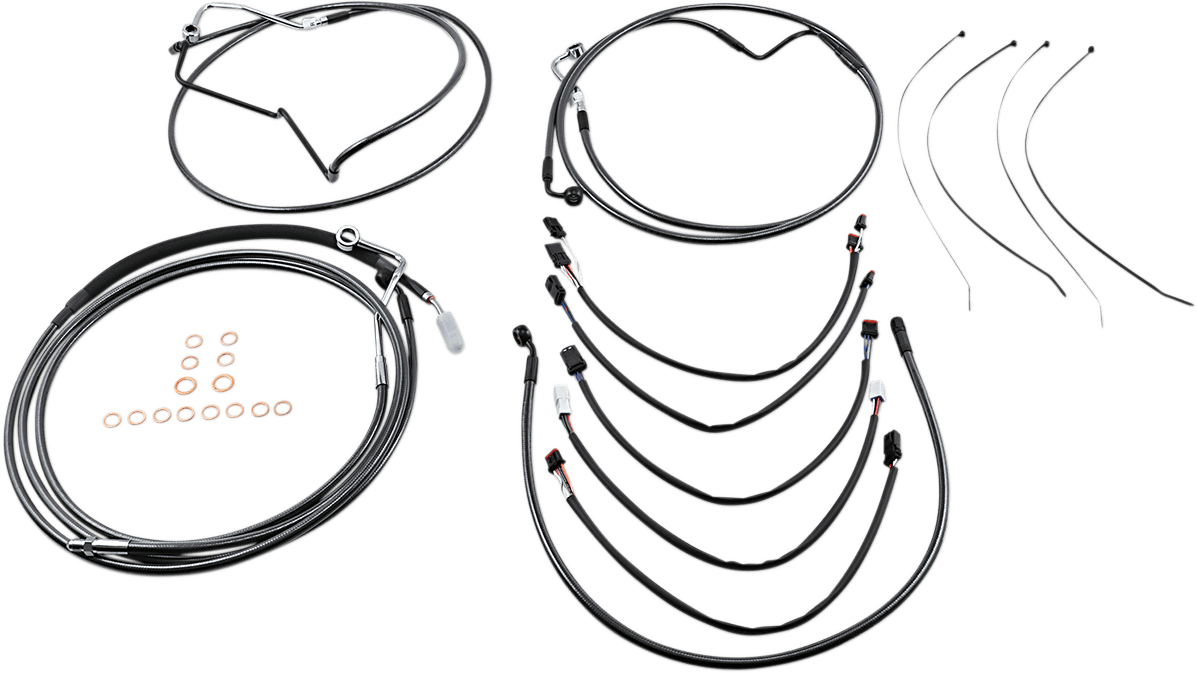 Black Pearl Designer Handlebar Installation Kit