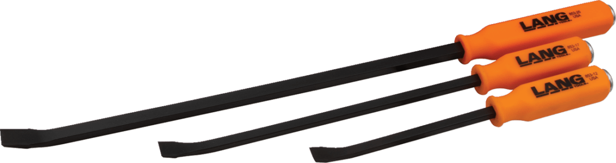 Curved Pry Bar with Striking Handle Set