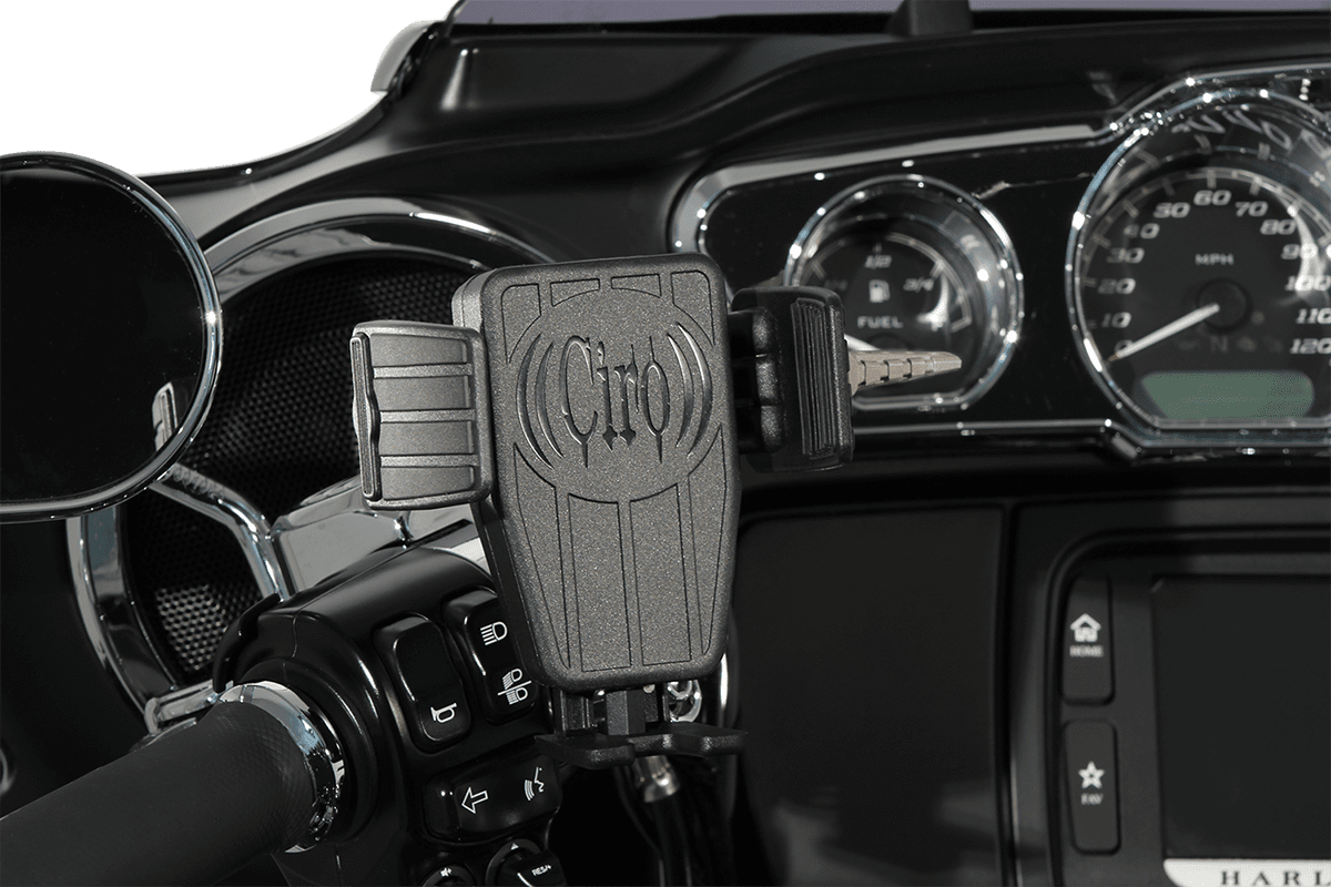 Cybercharger™ Phone Holder with Wireless Fast Charger and Perch Mount