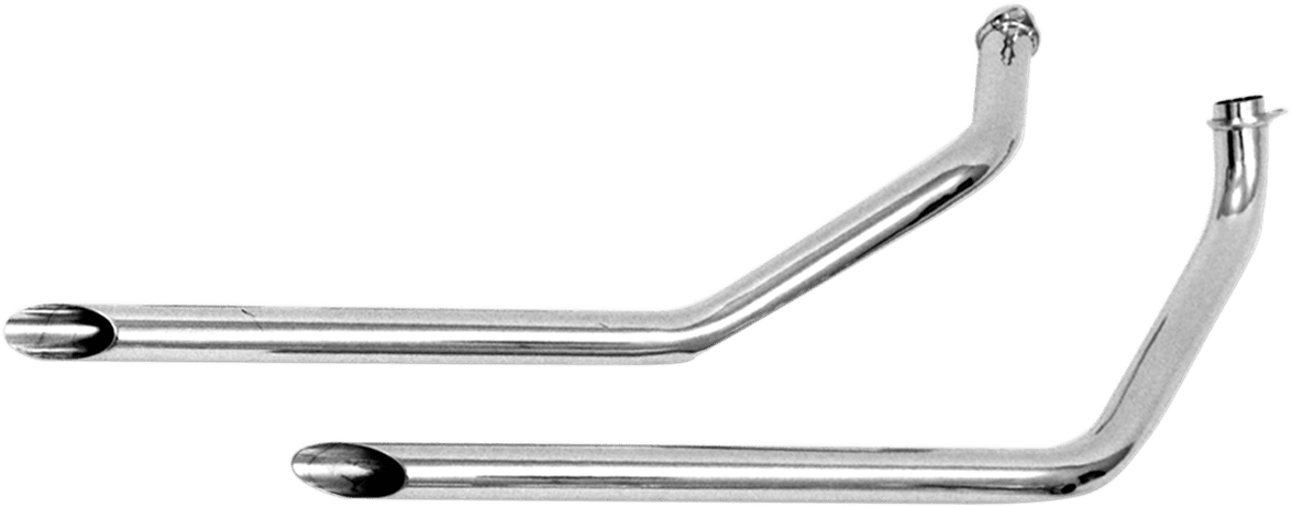 Staggered Dual Slash Cut Drag Pipes