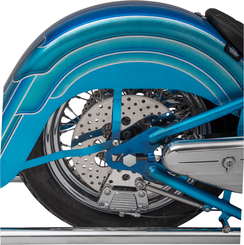 Polished Stainless Steel Drilled Brake Rotor