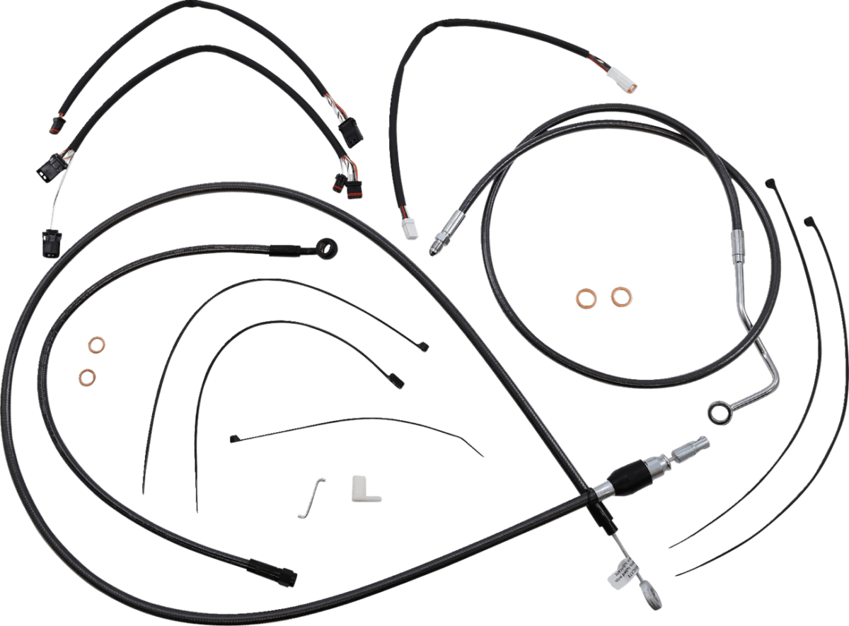 Black Pearl Designer Handlebar Installation Kit