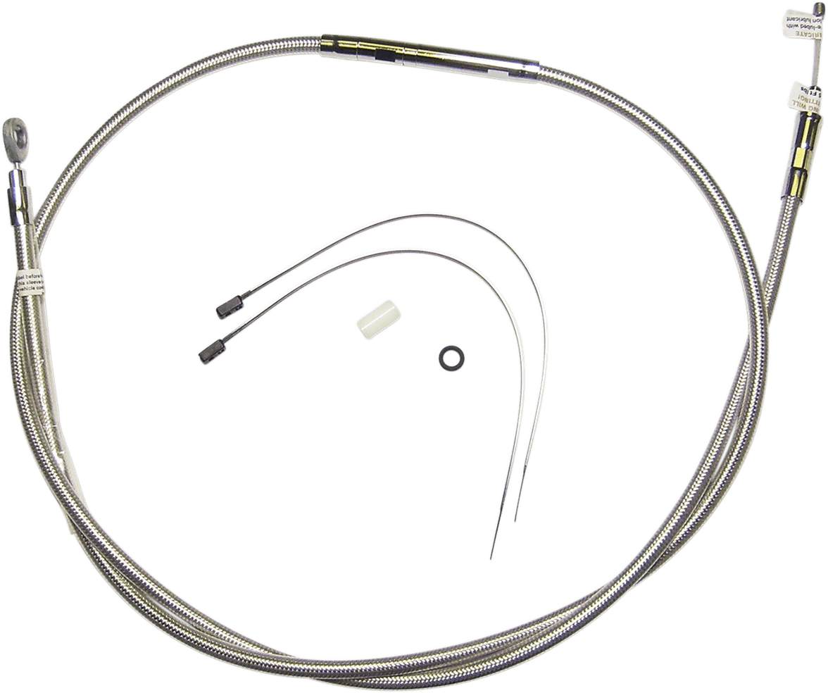 High-Efficiency Polished Stainless Clutch Cable