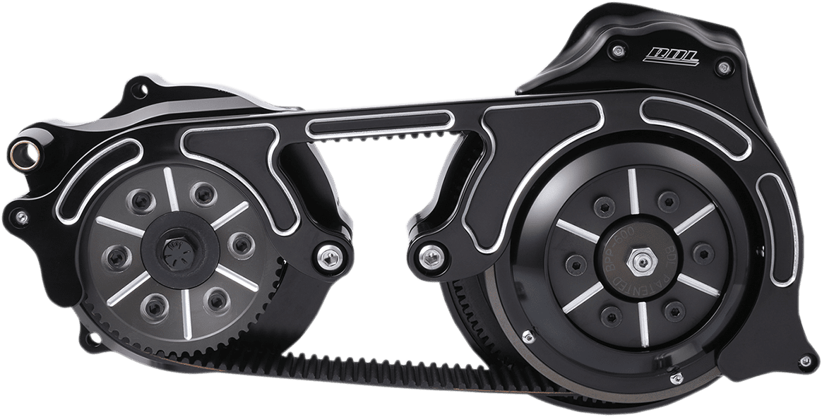 2" Open Belt Drive Kit with 2-Piece Motor Plate