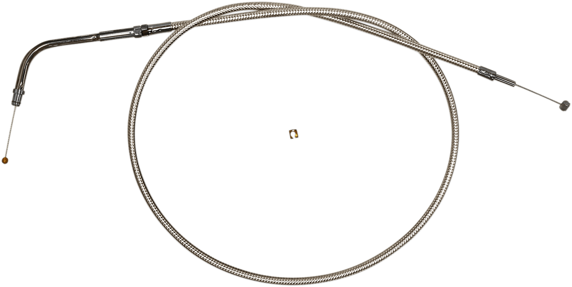 Polished Stainless Steel Braided Throttle/Idle Cable