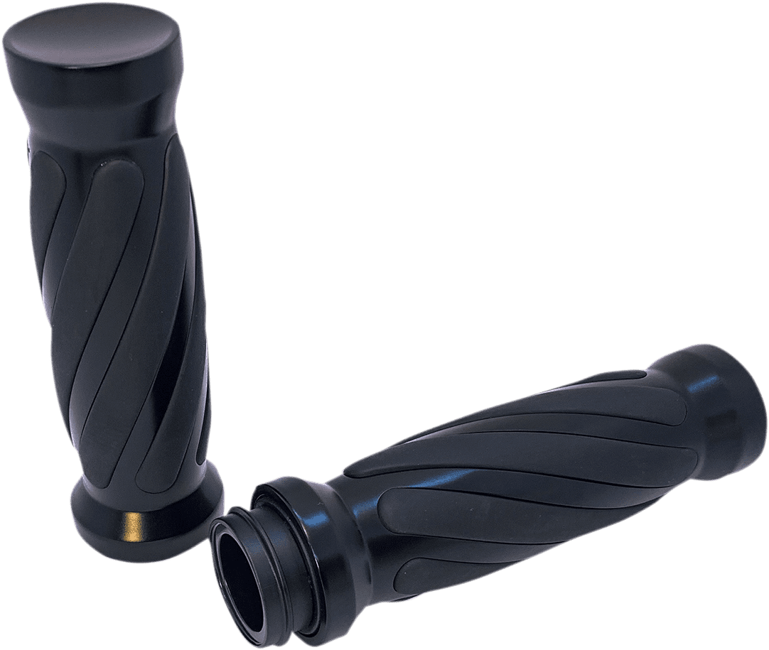 Custom Twisted Rubber Grips