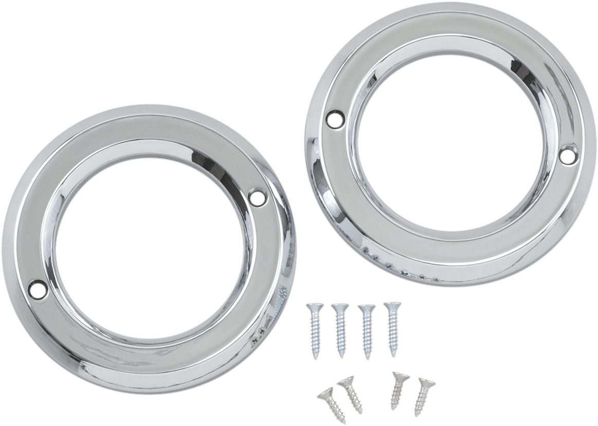 Chrome Accent Rings for Trax Fog Lights