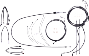 Black Pearl Designer Handlebar Installation Kit