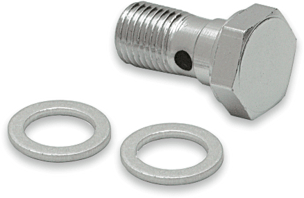 Universal Chrome Steel Banjo Bolt