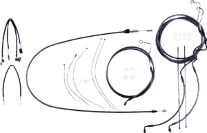 Black Pearl Designer Handlebar Installation Kit