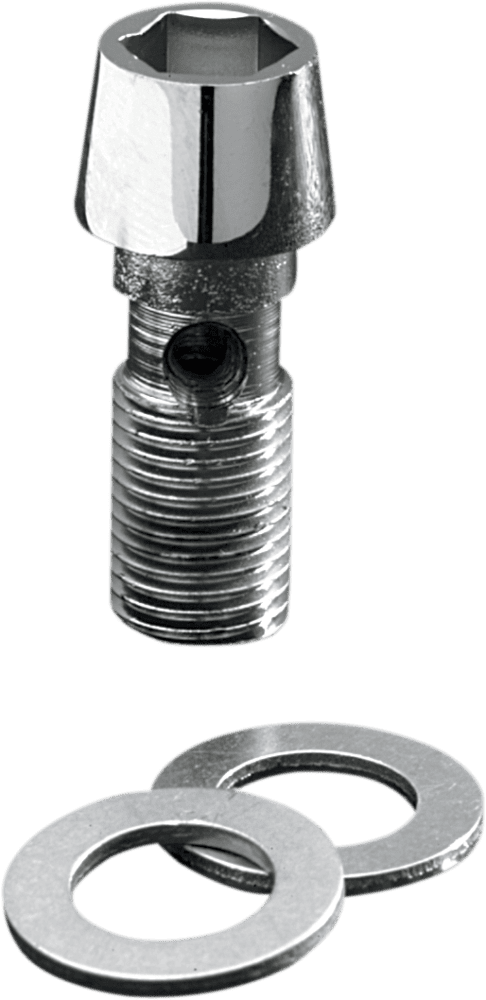 Polished Chrome Tapered Socket-Head Banjo Bolt