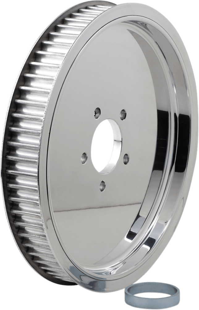 Polished 1-1/2" Rear Belt Pulley