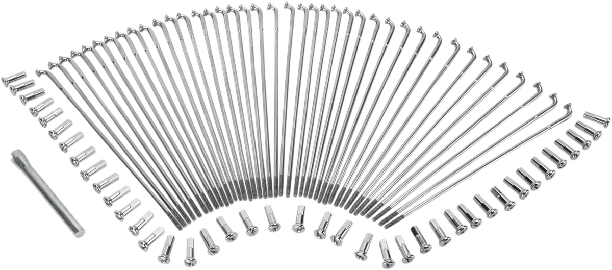 Chrome and Stainless Steel Spoke Set