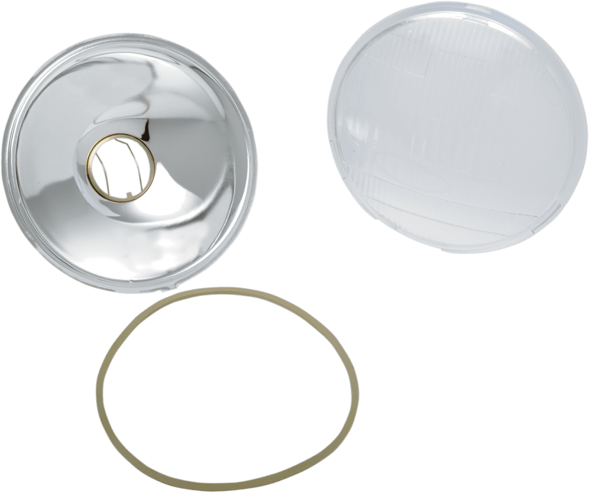 Custom 6-1/2" Headlight Assembly — Lens