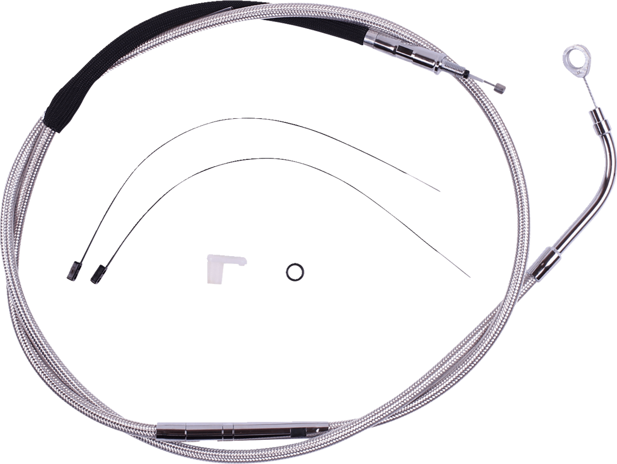 High-Efficiency Polished Stainless Clutch Cable