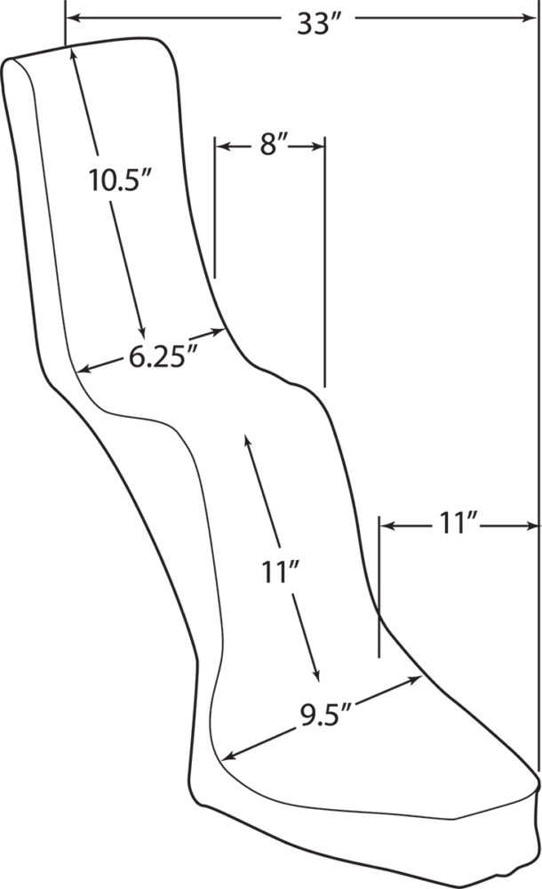 King and Queen Vinyl Seat